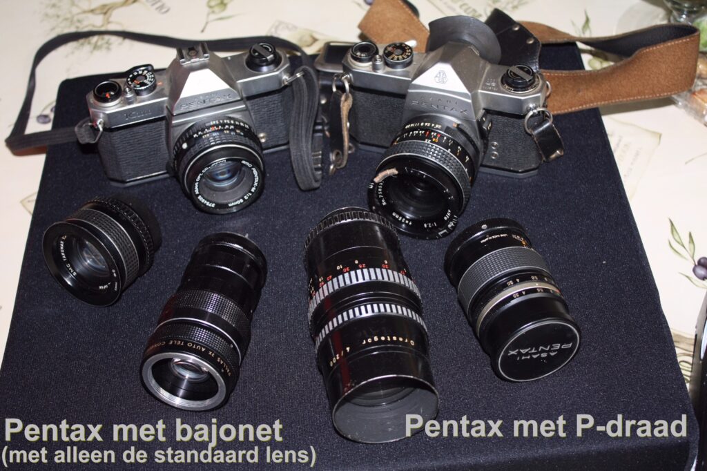 Twee Pentax camera’s Voor de verzamelaar (ook los te koop)
